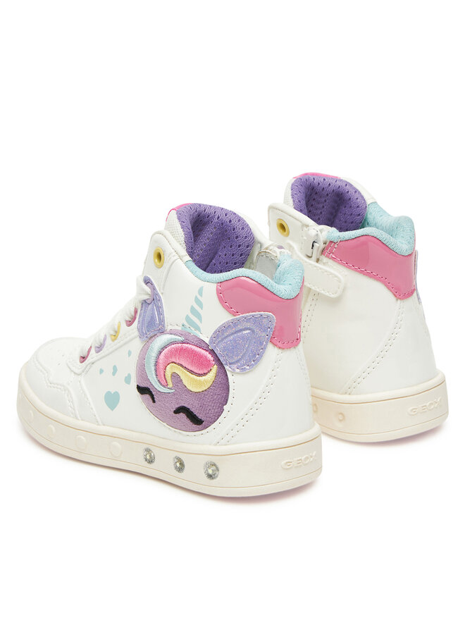 Geox Sneakersy Geox J Skylin J568WD 0NFKN C0653 M Biela