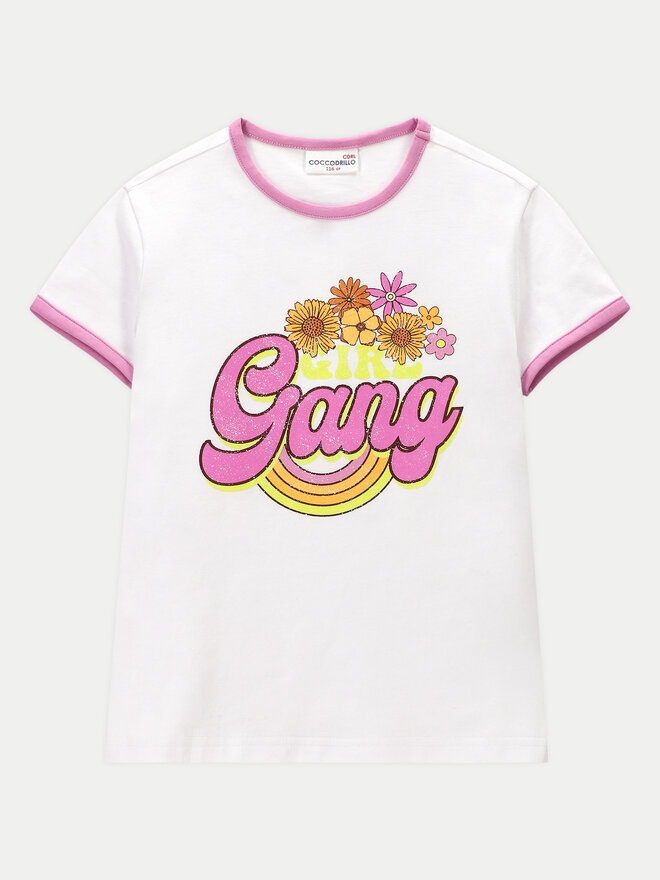 Coccodrillo Coccodrillo T-Shirt WC4143201HGK Λευκό Regular Fit
