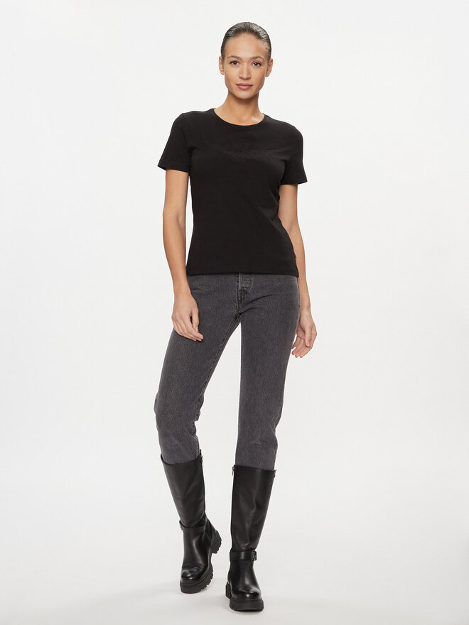 Aeronautica Militare Aeronautica Militare Футболка 232TS2164DJ496 Чорний Regular Fit