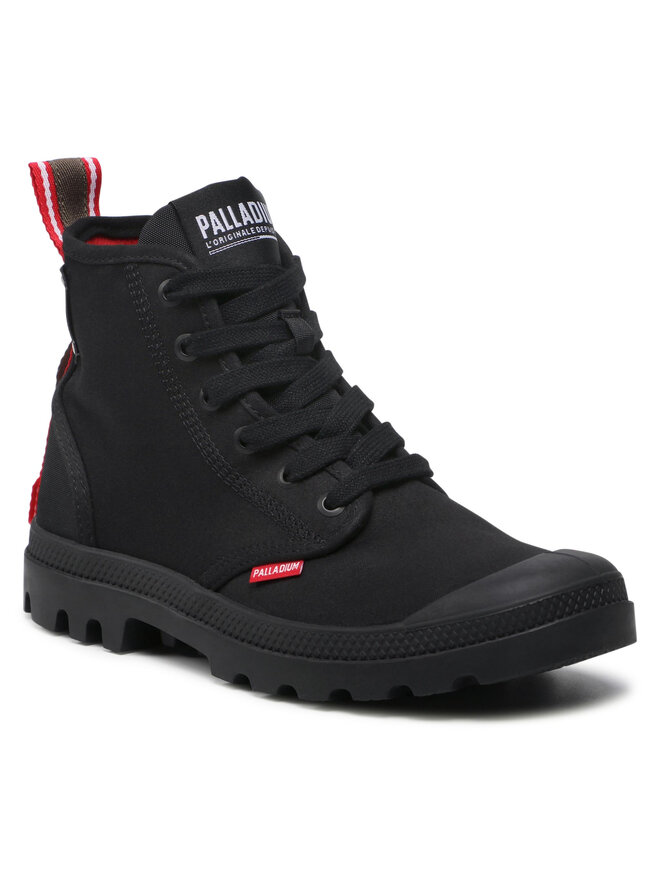 Scarponcini Palladium Pampa Dare 2 Survive 77215 010 M Nero escarpe