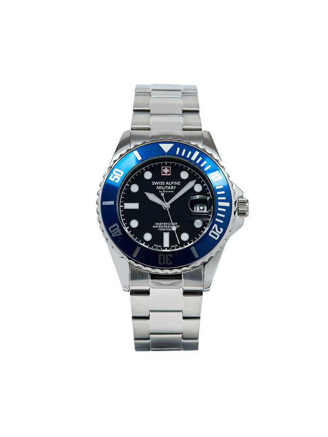 Reloj Swiss Alpine Military Grovana Master Diver 7053.1136 Plata zapatos.es