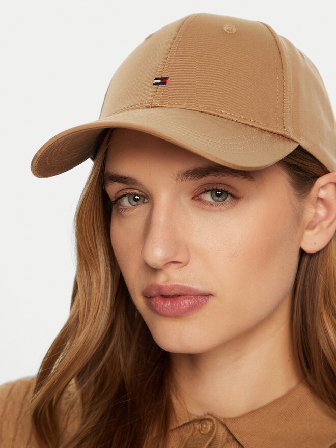Tommy Hilfiger Czapka z daszkiem Tommy Hilfiger AW0AW16844 Beżowy
