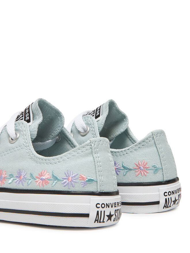 Converse Кеди Converse Chuck Taylor All Star Florals A11776C Світло-синій