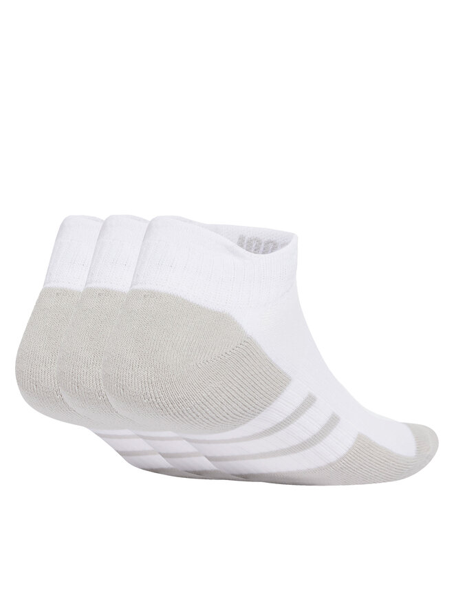 adidas Set di 3 paia di calzini corti unisex adidas Ess Cc Low 3P JD9573 Bianco