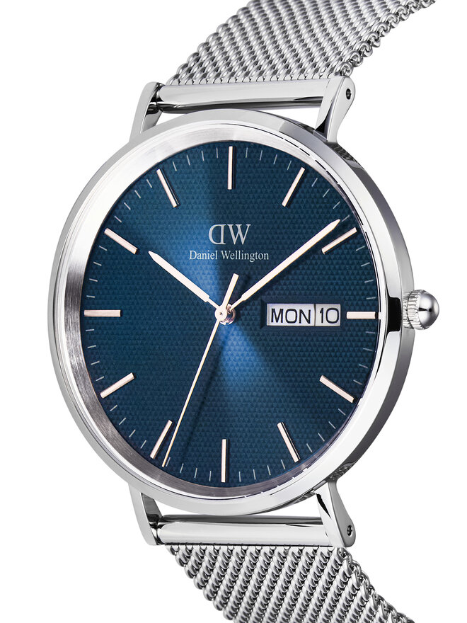 Daniel Wellington Ročna ura Daniel Wellington Classic Day Display 40 DW00100833 Srebrna