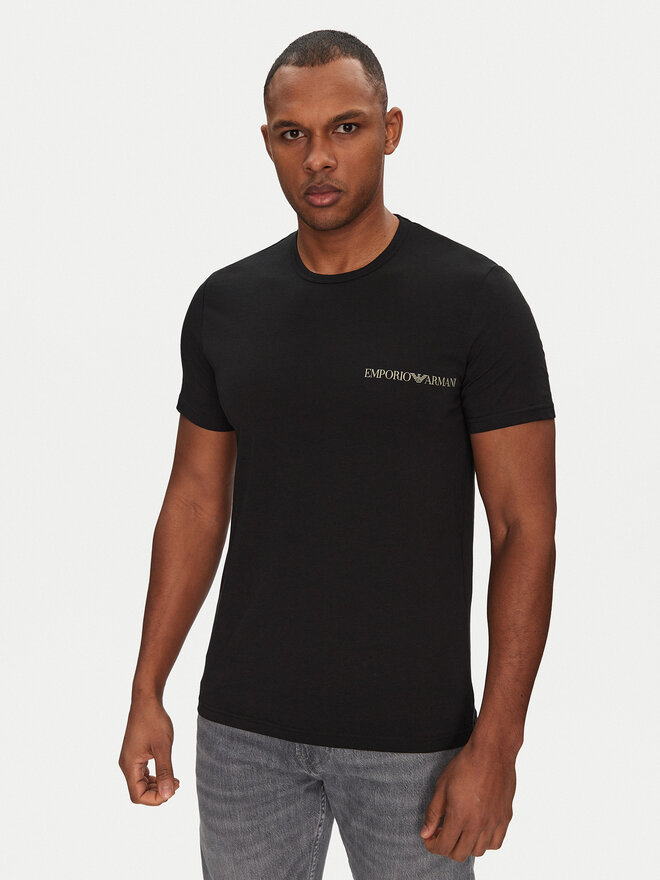 Emporio Armani Underwear Emporio Armani Underwear Σετ 2 T-Shirts EM000391 AF10779 MC005 Μαύρο Regular Fit