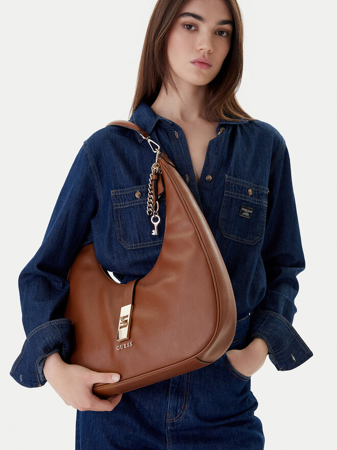 Guess Handtasche Guess Brooke HWBG98 97020 Braun