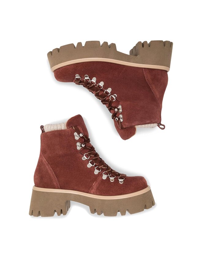 Lasocki Schnürstiefeletten Lasocki RST-HOBBY-02 Dunkelrot
