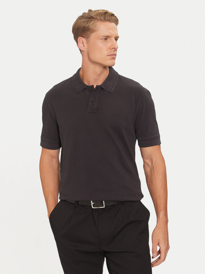 BOSS Boss Поло Prime 50507813 Чорний Regular Fit