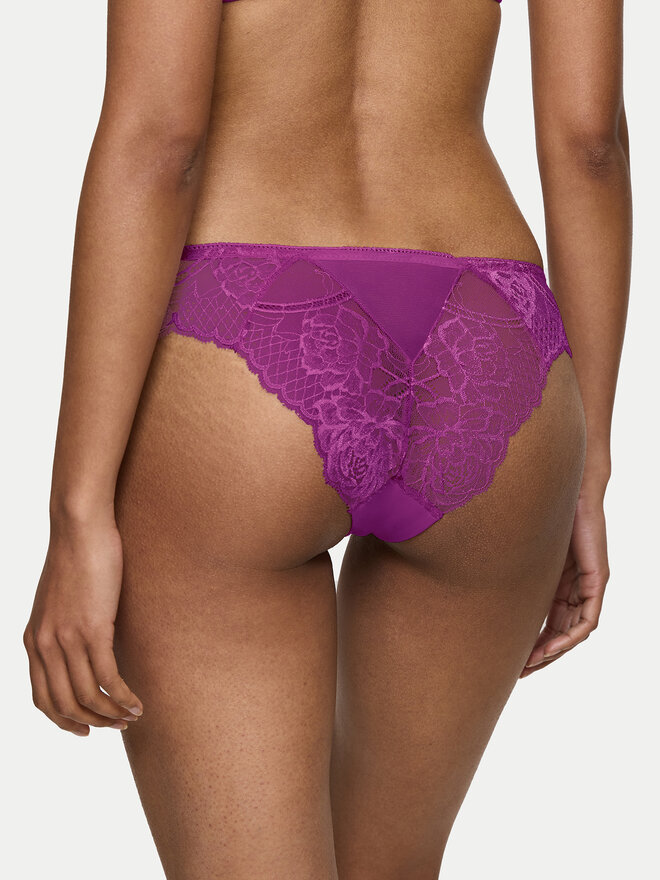 Triumph Triumph Braziljske spodnje hlačke Wild Peony Florale 10209603 Vijolična