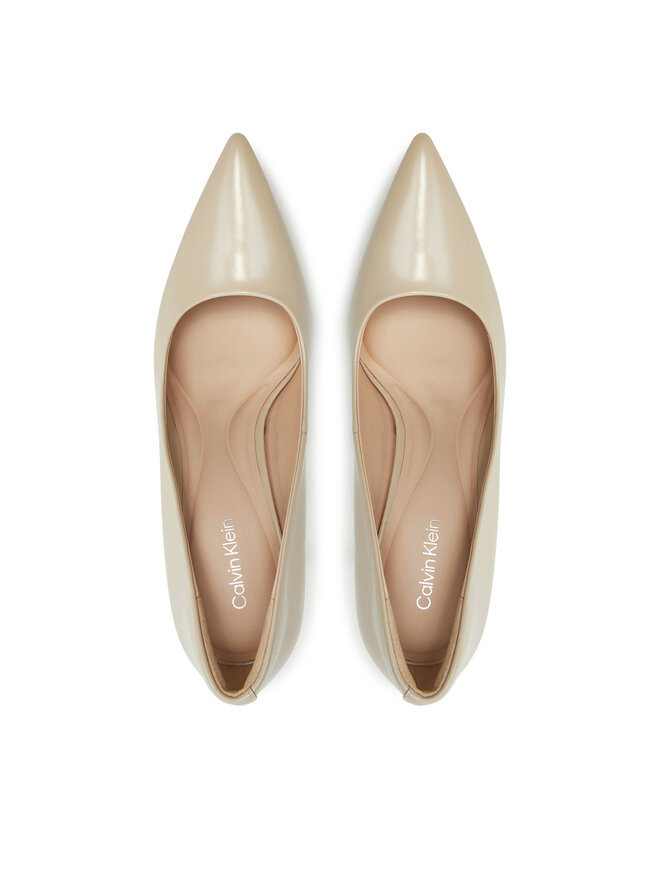 Calvin Klein Γόβες Calvin Klein Heel Pump 90 - Brush L HW0HW02263 Μπεζ