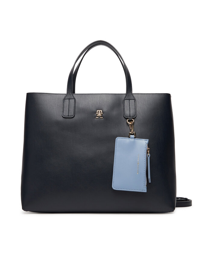 Tommy Hilfiger Táska Tommy Hilfiger Th Icon Satchel AW0AW17683 Sötétkék