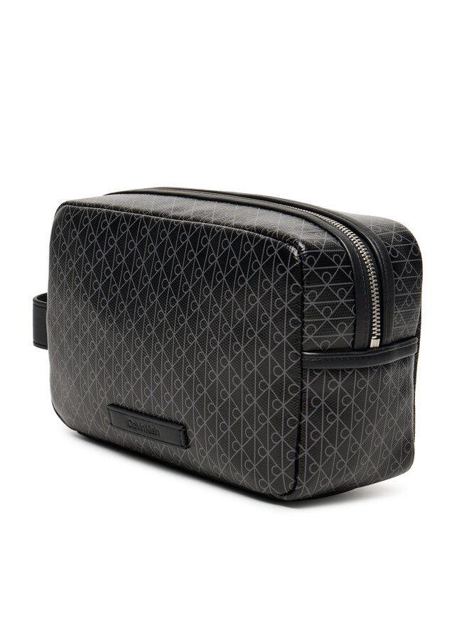 Calvin Klein Kozmetični kovček Calvin Klein Coated Dopp Kit LV04D1082G Črna