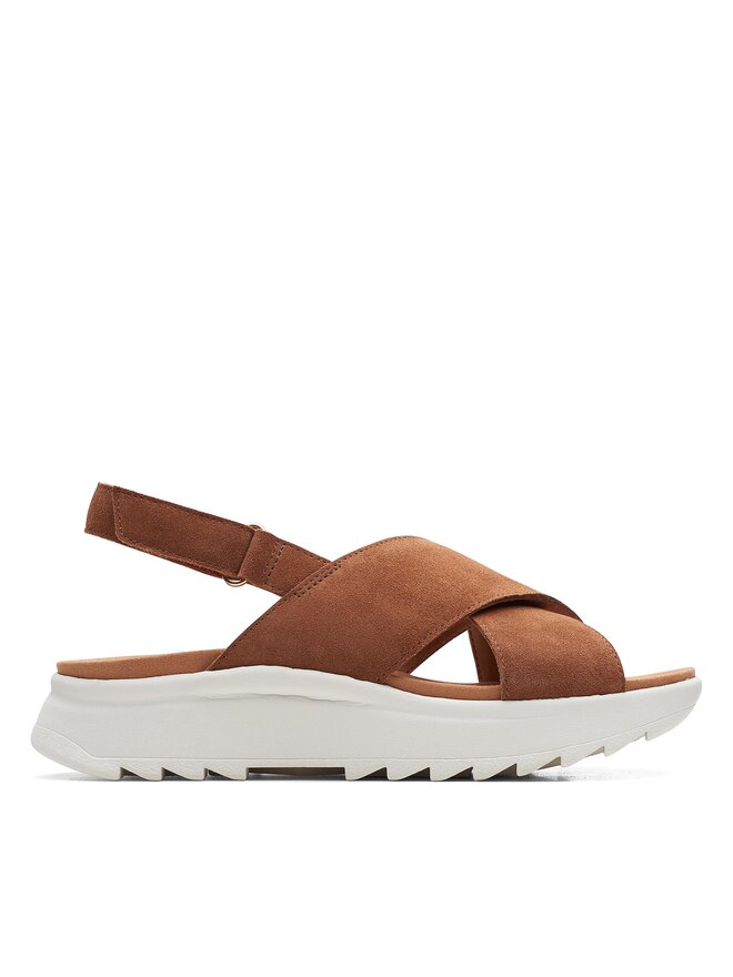 Clarks Sandały Clarks DashLite Wish 26171950 Brązowy