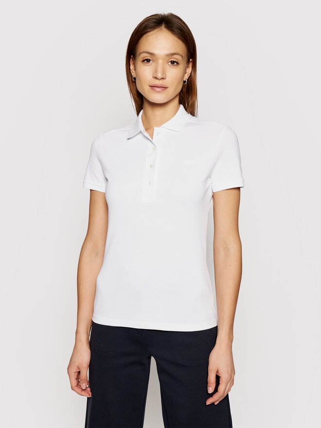 Lacoste Lacoste Poloshirt PF5462 Weiß Slim Fit