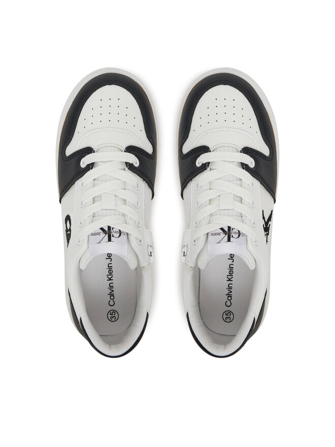Calvin Klein Jeans Tenisice Calvin Klein Jeans Low Cut Lace-Up Sneaker V3X9-82093-1697 S Bijela