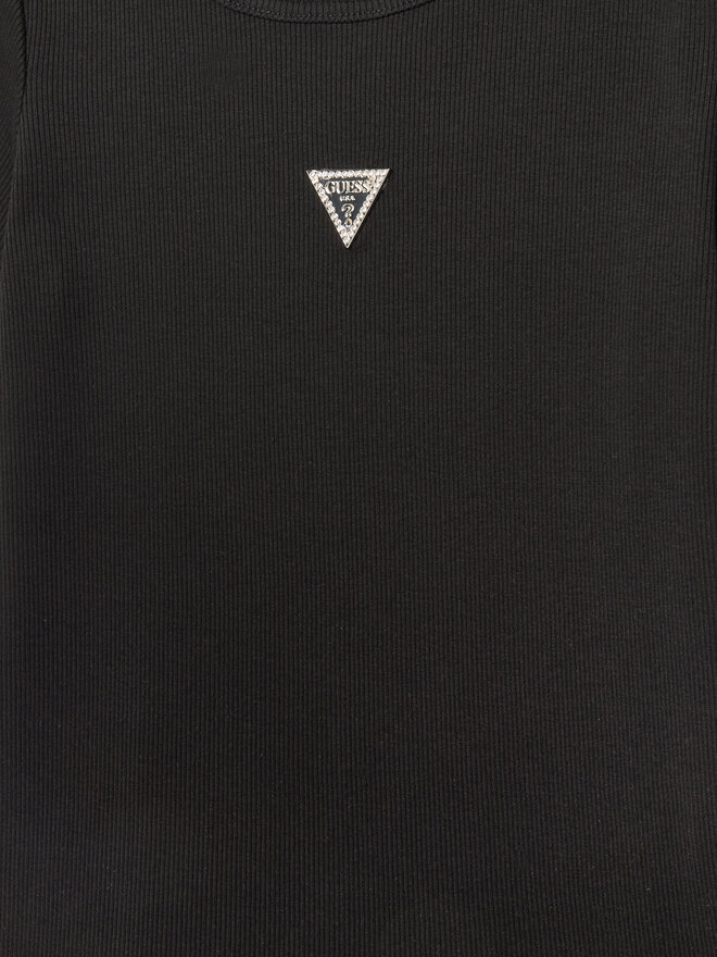 Guess Guess T-Shirt J5YP03 KB1O1 Μαύρο Regular Fit