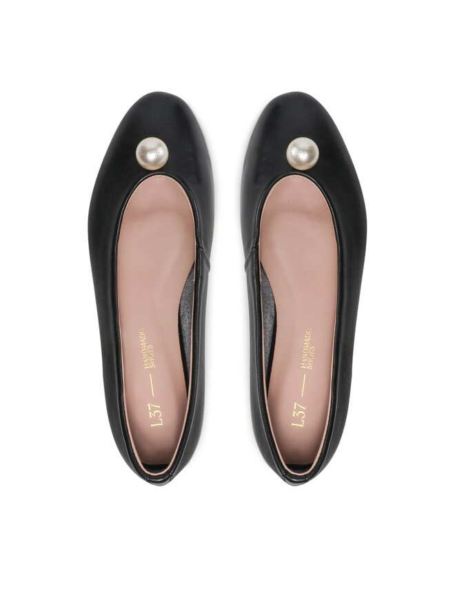 L37 Ballerinas L37 Soft Pearl Schwarz