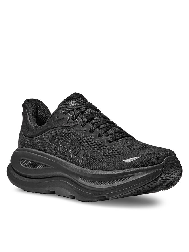 Hoka Παπούτσια για Τρέξιμο Hoka Bondi 9 X-Wide 1162015 Μαύρο