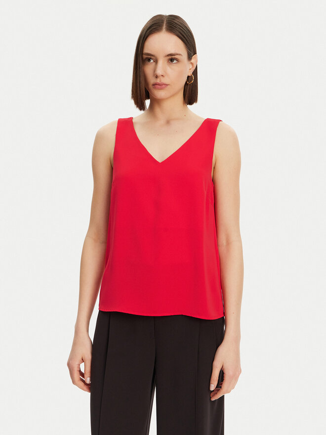 Pieces Pieces Marškinėliai Franan 17146424 Raudona Regular Fit