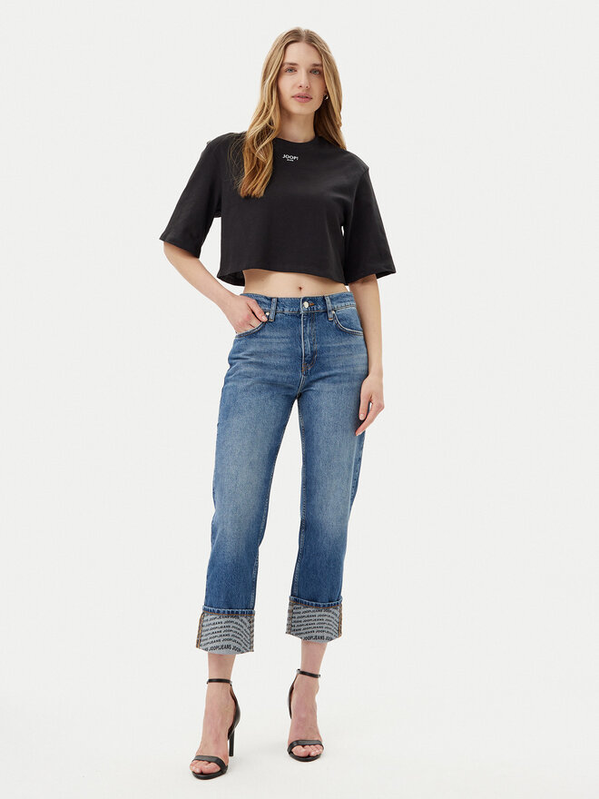 JOOP! Jeans JOOP! Jeans T-Shirt Taky 30046280 Μαύρο Relaxed Fit