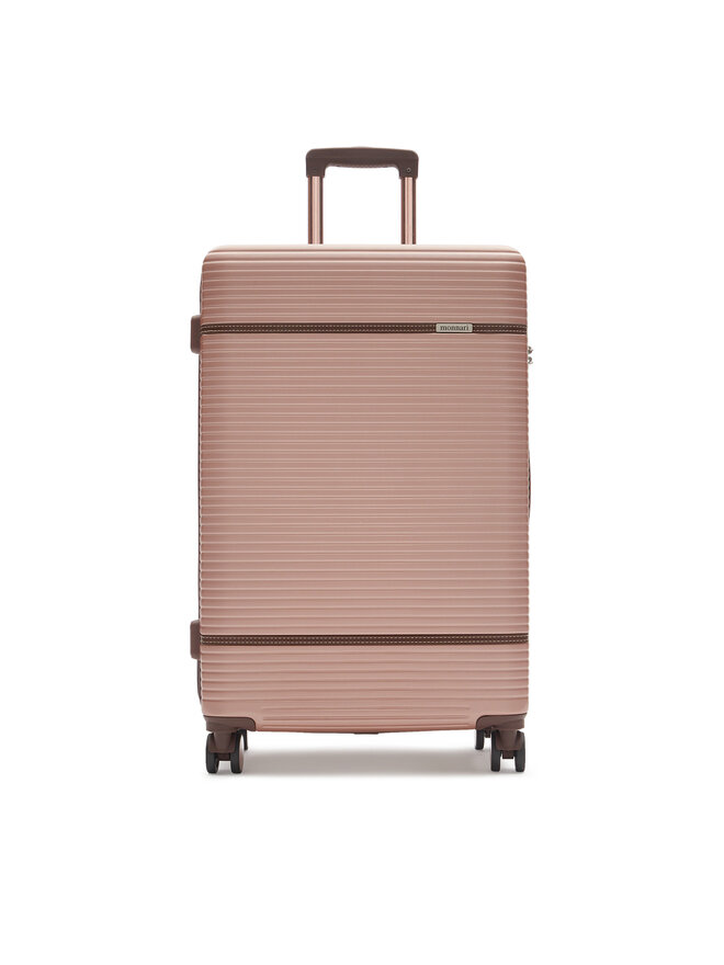 Monnari Μεγάλη Βαλίτσα Monnari WALIMP0-24W-LUG0022-K026 Ροζ