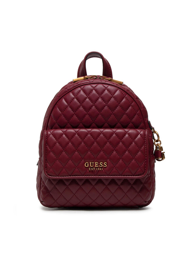 guess burgundy mini backpack Marsha Crossbody and super smart Guess Bradyn Small Backpack (2,980