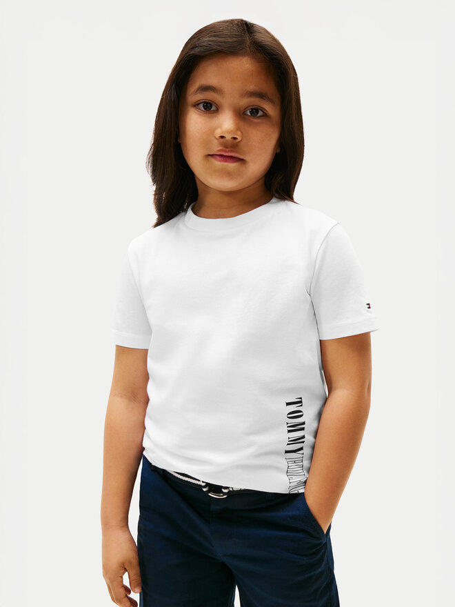 Tommy Hilfiger Tommy Hilfiger Marškinėliai Graphic KB0KB09870 Balta Regular Fit