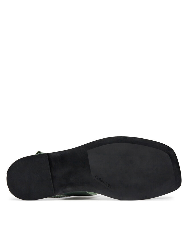 Calvin Klein Sandale Calvin Klein Flat Sandal He HW0HW01990 Verde