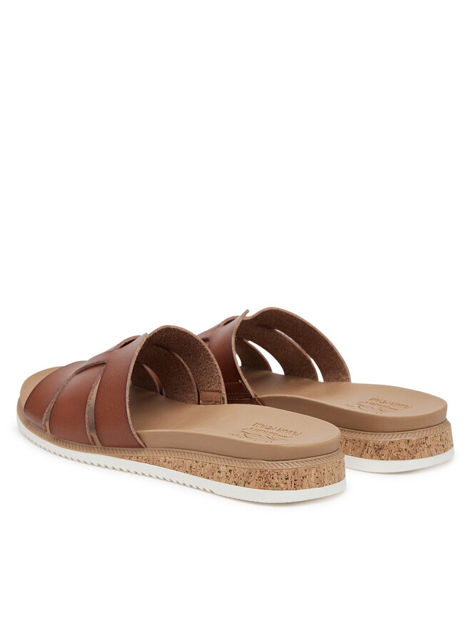 Skechers Papucs Skechers BOBS Desert Kiss Low-Peak Look 114707/CSNT Barna