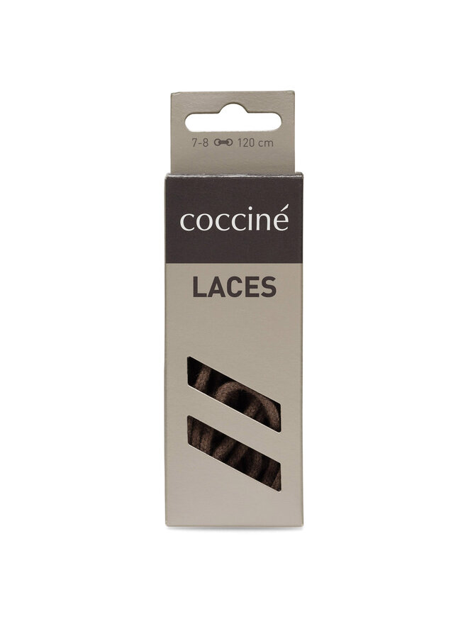 Coccine Κορδόνια παπουτσιών Coccine SZNUROWADŁA 120 cm F3 BAWEŁNIANE v.AZ Καφέ