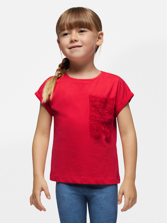 Mayoral Mayoral Camiseta 3087 Rojo Regular Fit