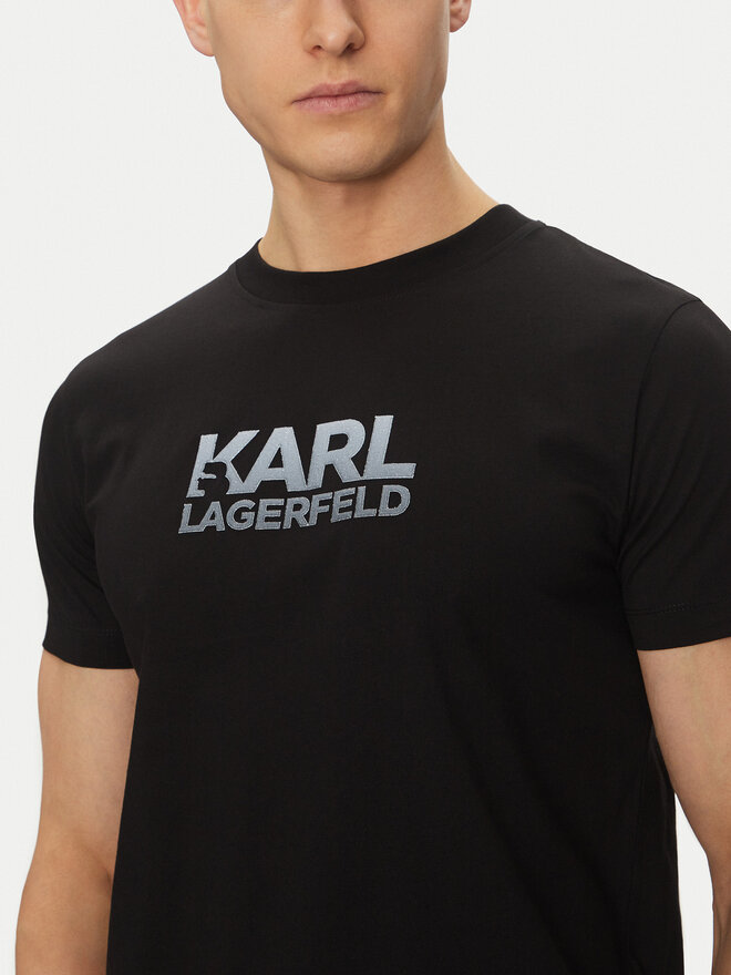 KARL LAGERFELD KARL LAGERFELD Camiseta 755064 552241 Negro Regular Fit