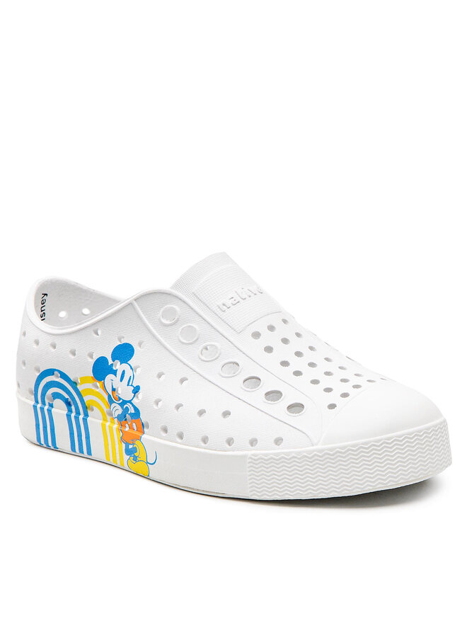 Native Sneakers aus Stoff Native Jefferson Print 15112001-1914 Weiß