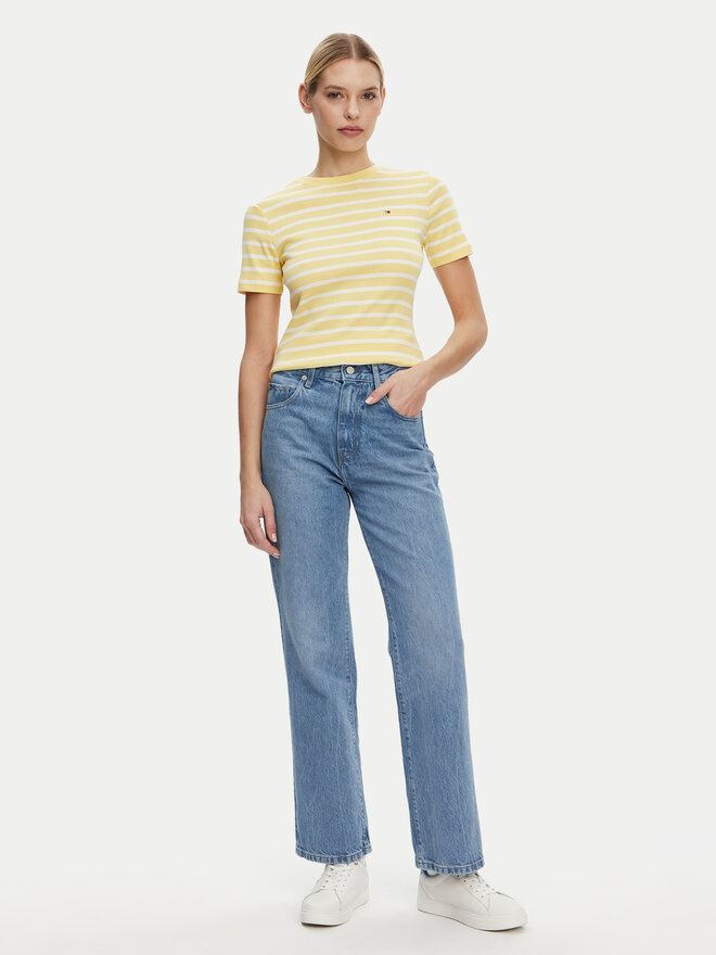 Tommy Hilfiger Tommy Hilfiger Camiseta New Cody WW0WW40587 Amarillo Slim Fit