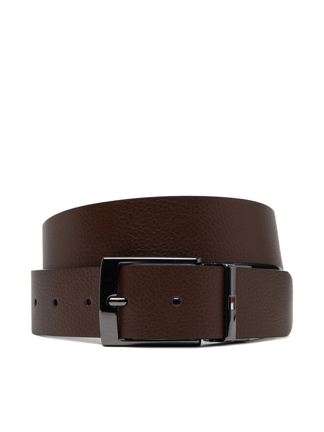 Tommy Hilfiger Ζώνη Ανδρική Tommy Hilfiger Adan Reversible 3.5 AM0AM13173 Μαύρο