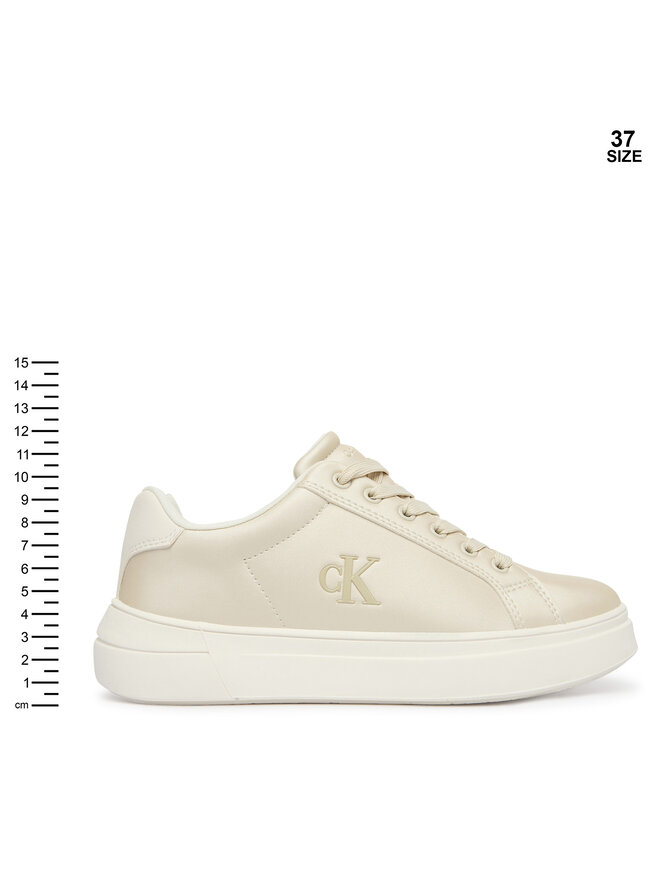 Calvin Klein Sneakers Calvin Klein Low Cut Lace Up V3A9-83220-1688 Beige