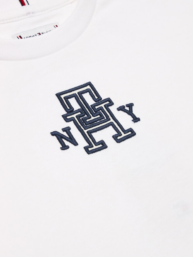 Tommy Hilfiger Tommy Hilfiger Marškinėliai KG0KG07437 D Balta Regular Fit