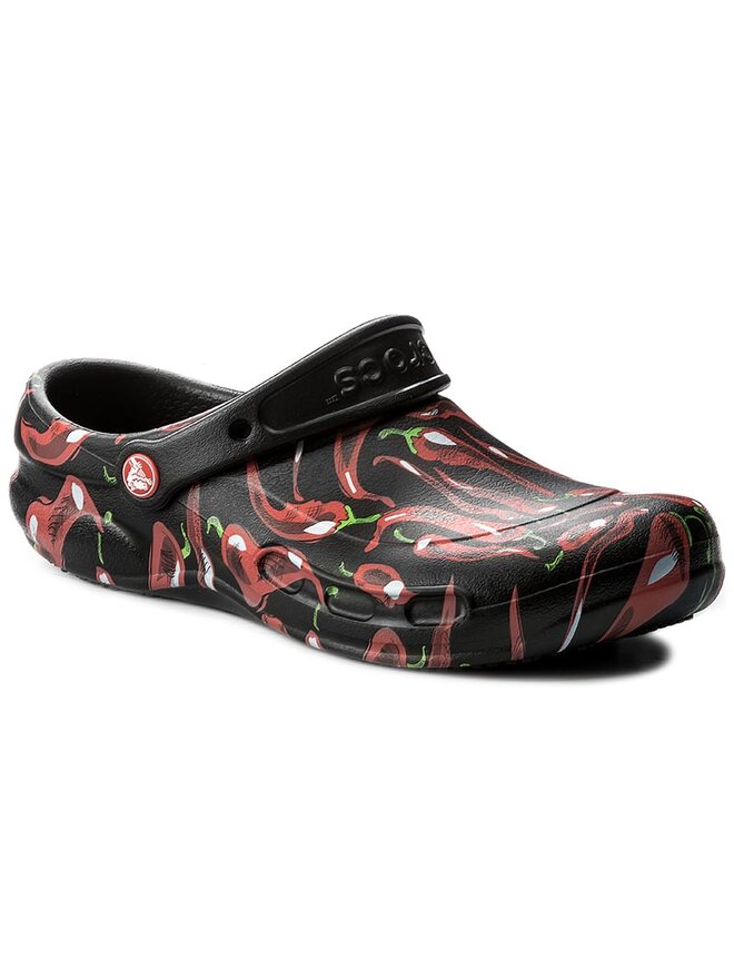 Pantoletten Crocs Bistro Peppers Clog 204283 Schwarz eschuhe