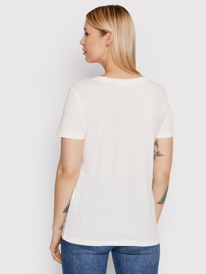Vero Moda Vero Moda Marškinėliai Spicy 10260455 Balta Relaxed Fit