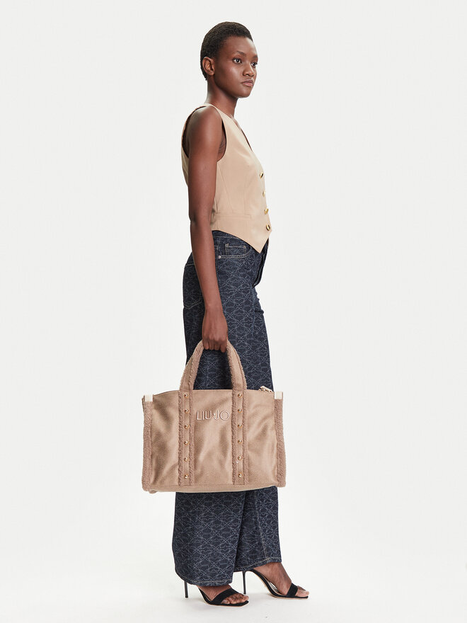 Liu Jo Ročna torba Liu Jo L Tote 2F5027 E0021 Rjava