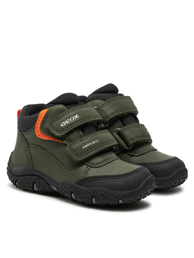 Geox Schnürschuhe Geox B Baltic Boy B Abx B4620A 0MEFU C3231 M Grün