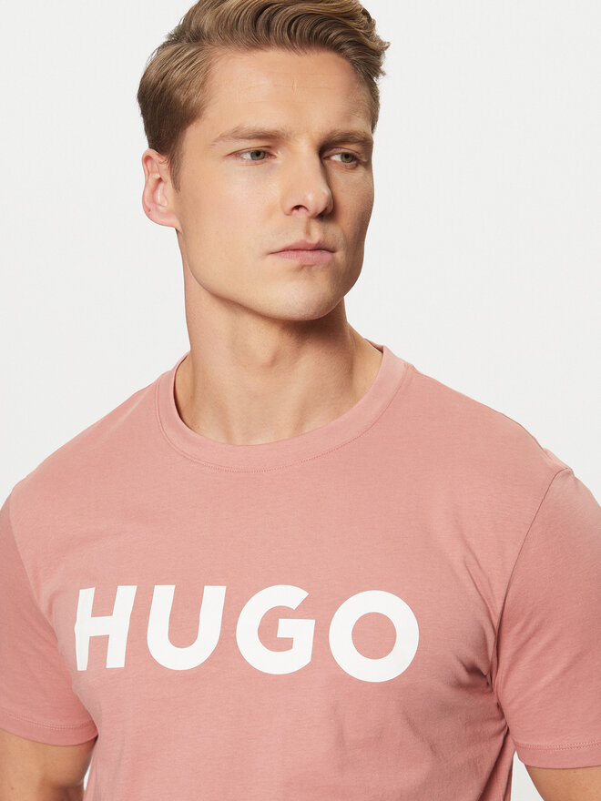 HUGO HUGO T-Shirt Dulivio 50467556 Rosa Regular Fit