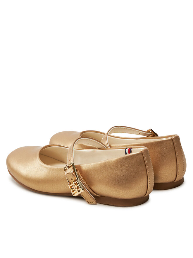 Tommy Hilfiger Baleríny Tommy Hilfiger T3A3-33555-1372514 M Zlatá