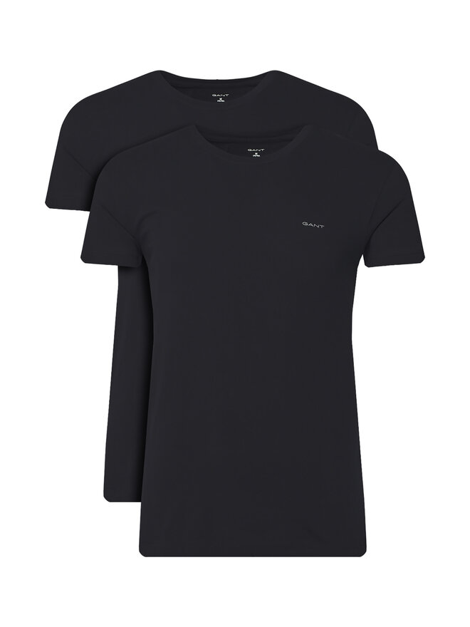 Gant Gant Σετ 2 T-Shirts 900012008 Μαύρο Regular Fit
