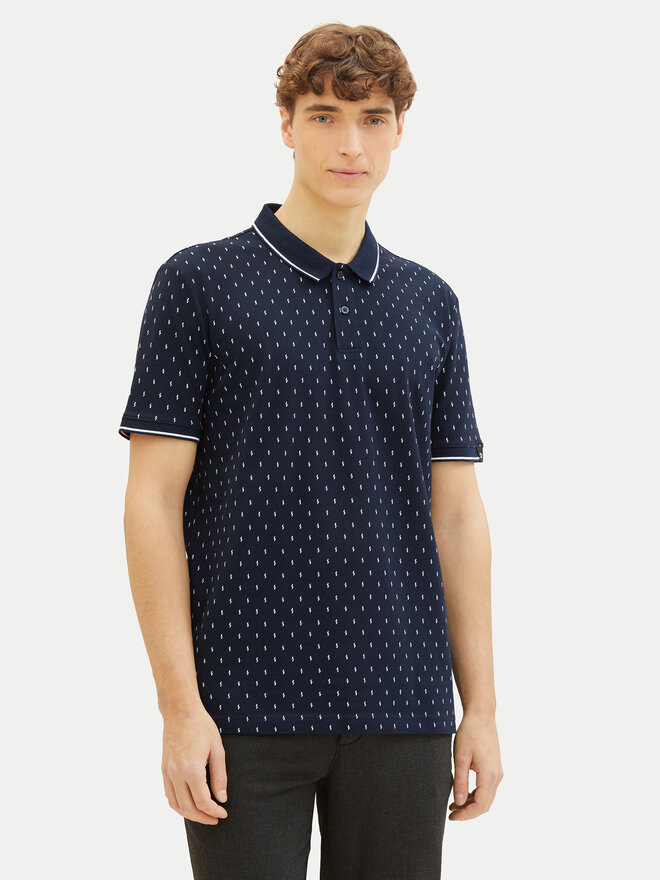 Tom Tailor Denim Tom Tailor Denim Pólóing 1040465 Sötétkék Regular Fit