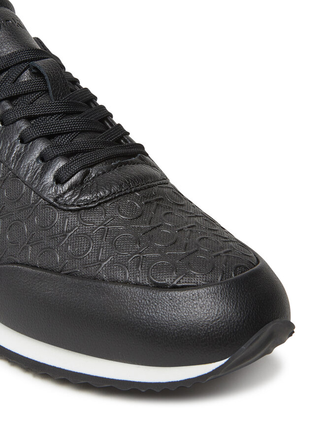 Calvin Klein Zapatillas Calvin Klein Runner Lace Up Mono Pu HW0HW02574 Negro