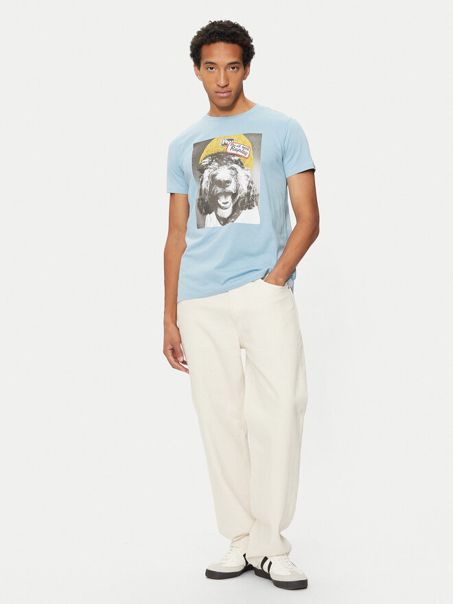 REPLAY REPLAY Póló M6951 .000.2660 Kék Regular Fit