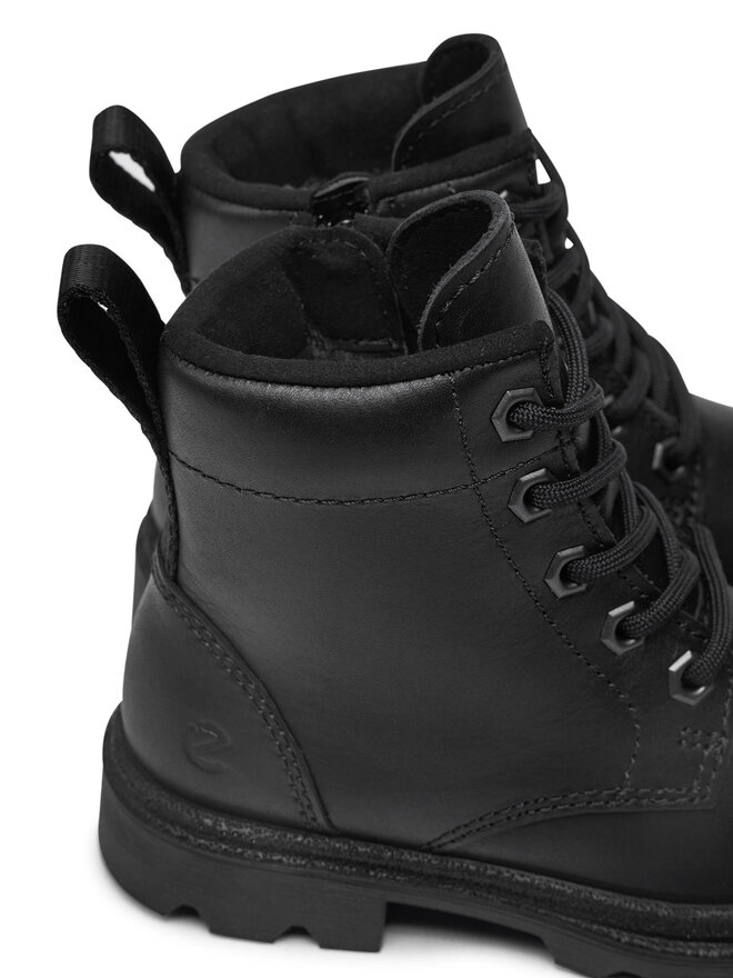 ECCO Šnurovacia obuv ECCO Grainer K 72822201001 Čierna