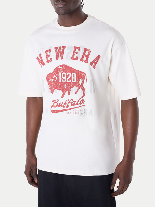 New Era New Era Camiseta 60596287 Blanco Regular Fit